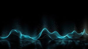 An image of soundwaves