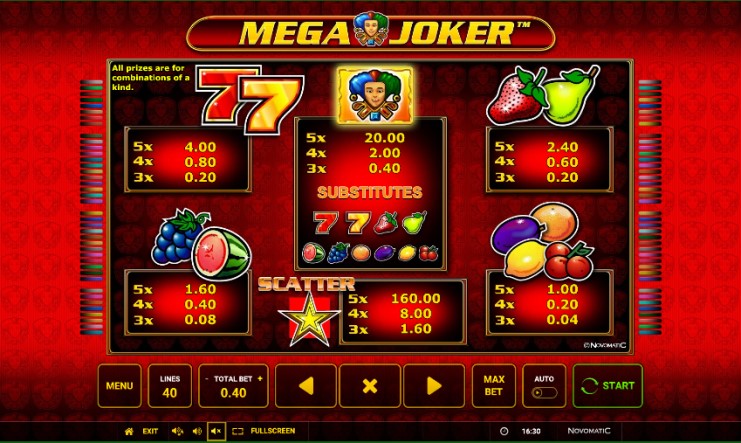 Mega Joker online slot - how do slot machines work