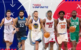 An imagine of NBA Players in NBA Infinite
