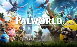 A promotional image of the game Palworld which is on Steam and Xbox Game Pass