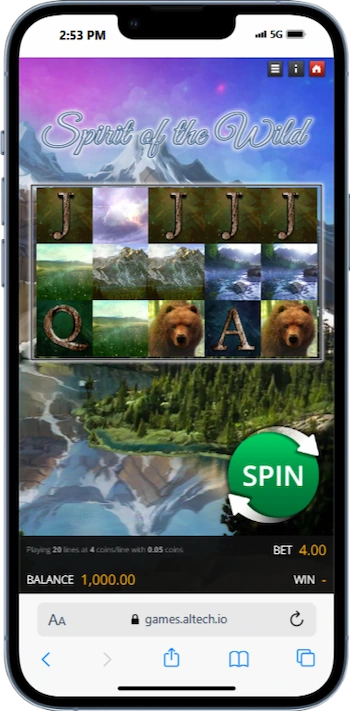 Spirit of the Wild Saucify Slot