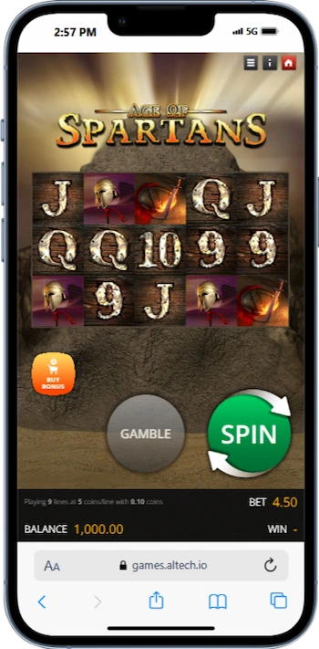Age of Spartans Saucify Slot
