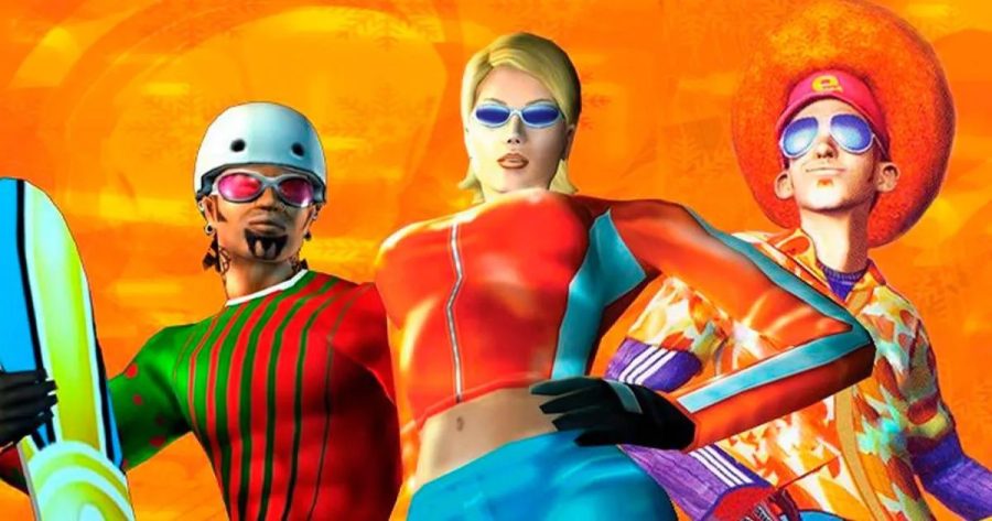 An image of three characters from SSX Tricky.