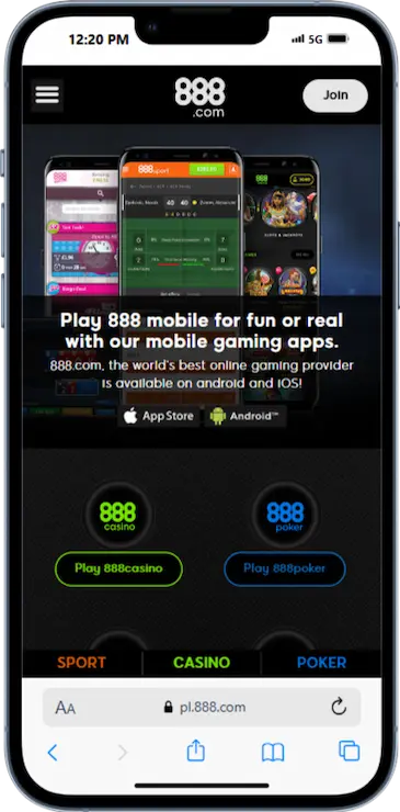 Best Mobile App Bookmaker In The UK - 888sport