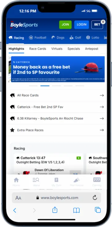 Best Bookie For Horseracing - Boylesports