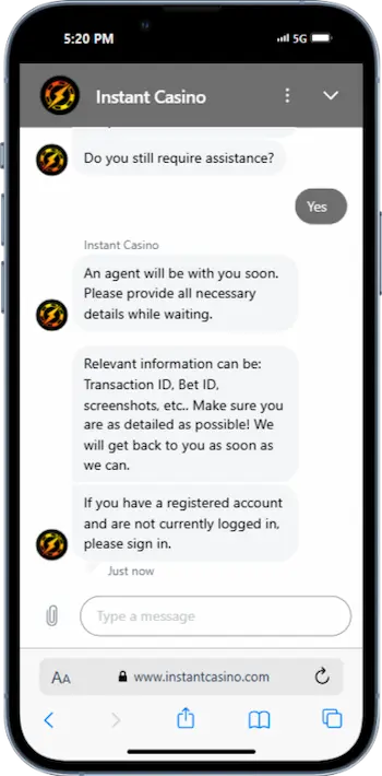 Instant Casino Review
