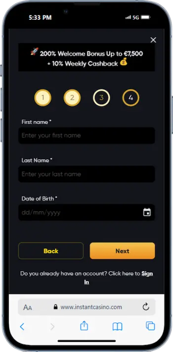 Instant Casino Review