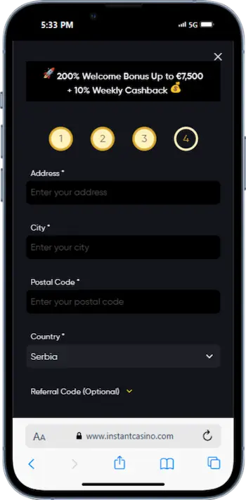 Instant Casino Review