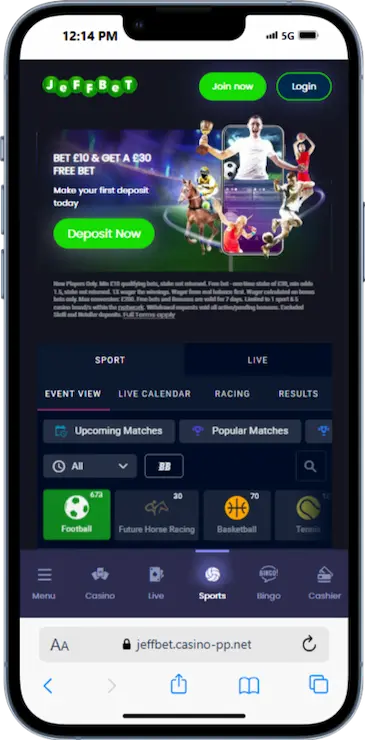 Best Early Cashout UK Bookie - JeffBet