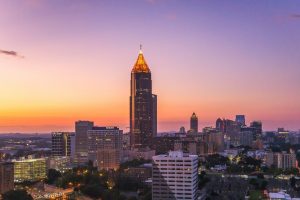 Midtown Atlanta, Georgia skyline / Georgia House set to vote on proposals to legalize online sports gambling