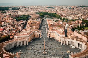Overlooking the Vatican as AI fund announced in Rome