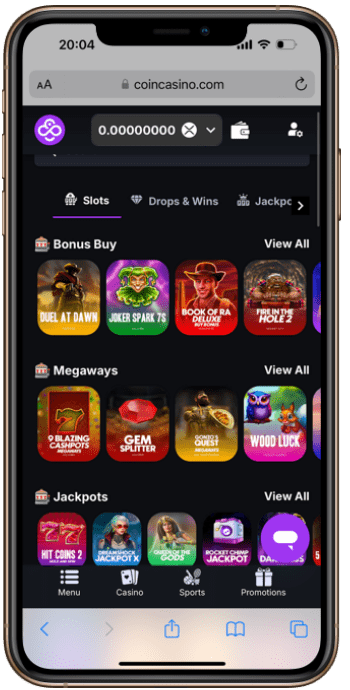 CoinCasino BTC Slots