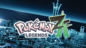 Pokemon Legends: Z-A logo with the Lumoise City backdrop
