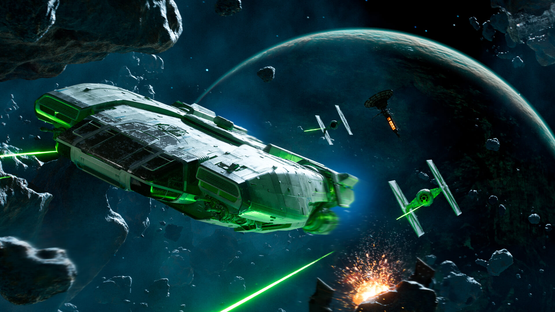 Space combat in Star Wars Outlaws