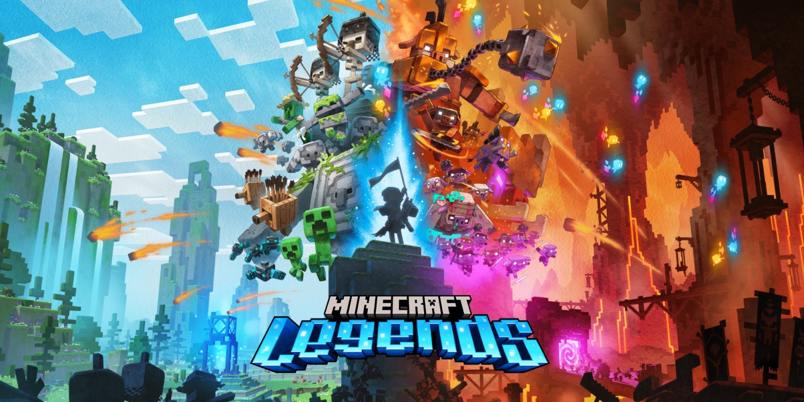Promotional image of minecraft legends