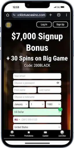Black Lotus Casino App in Maryland