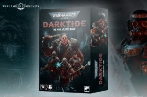 Warhammer 40k Darktide board game promotional materials