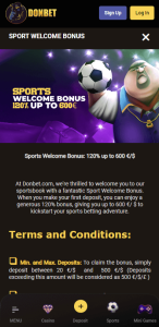Donbet betting site not on Gamstop