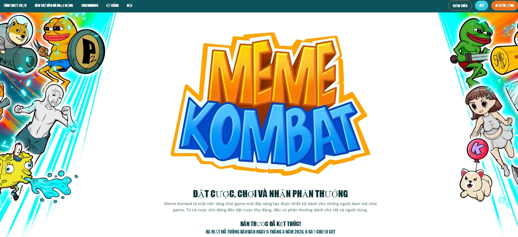 Meme Kombat – Đồng meme coin