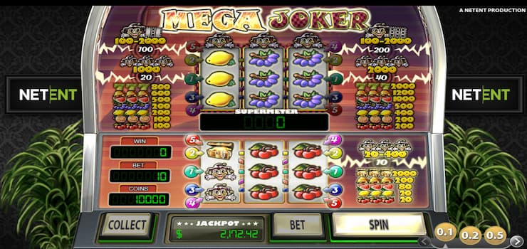 Mega Joker 2x3 Slot Machine