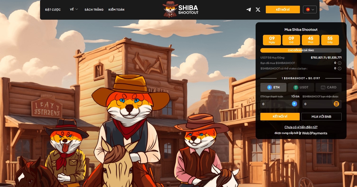 Shiba Shootout (SHIBASHOOT) – Memecoin