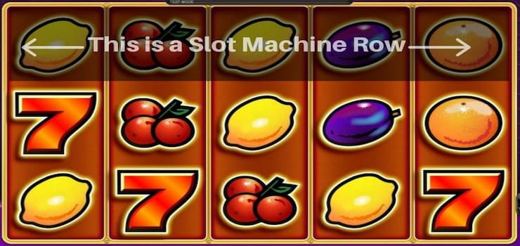 slot machine rows explained