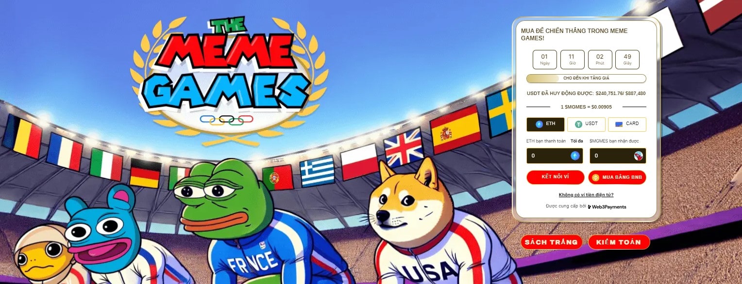 The Meme Games ($MGMES) - Memecoin