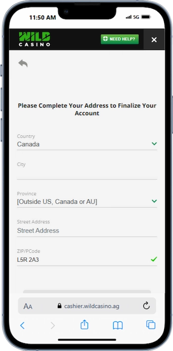Visa online casino