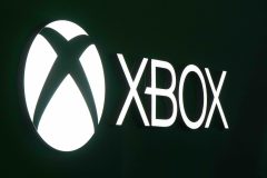 Xbox Logo lit up with black background