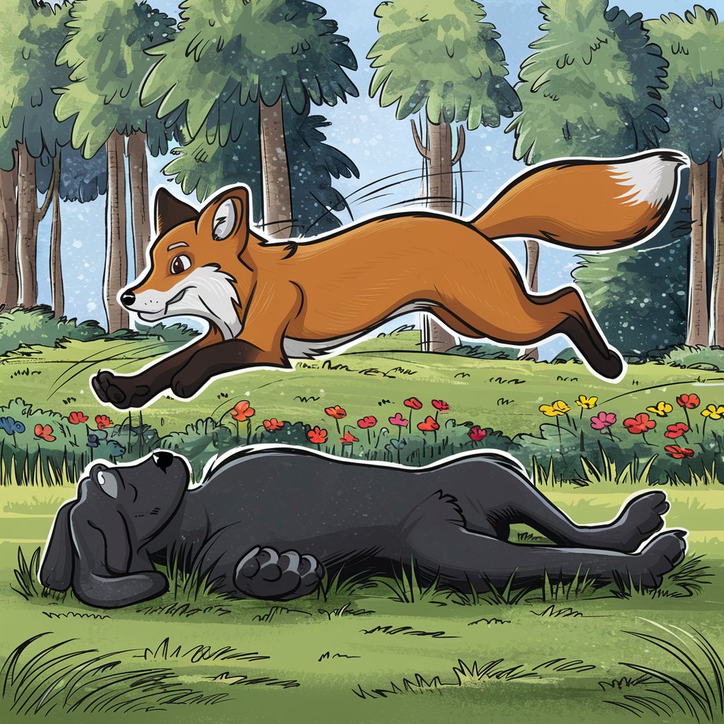 “The quick brown fox jumps over the lazy dog.”