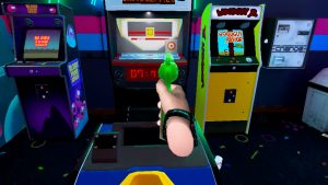 A screenshot of Arcade Paradise VR