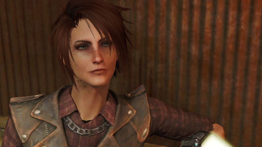 A modded version of Fallout 4's Cait companion