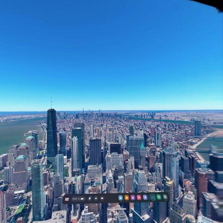 Google Earth VR on the Quest 3