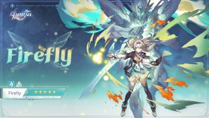 A screenshot of Firefly from Honkai: Star Rail