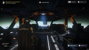 The starship bridge in Helldivers 2