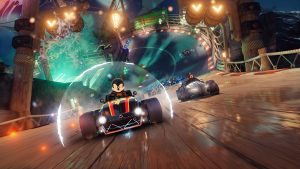 A racing screenshot from Disney Speedstorm