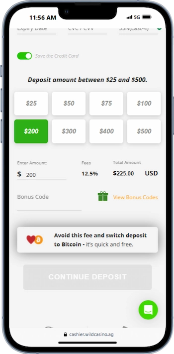Visa online casino