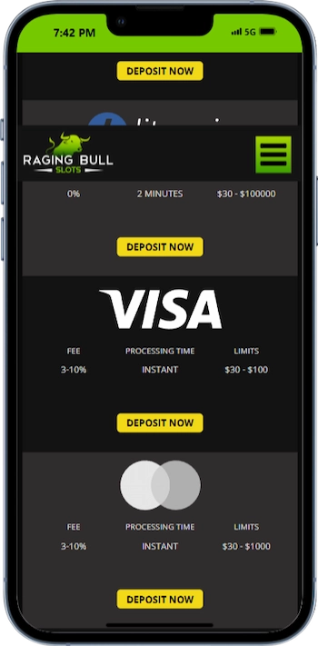 visa online casino