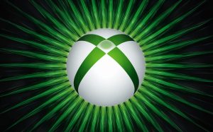Xbox logo on a dynamic background