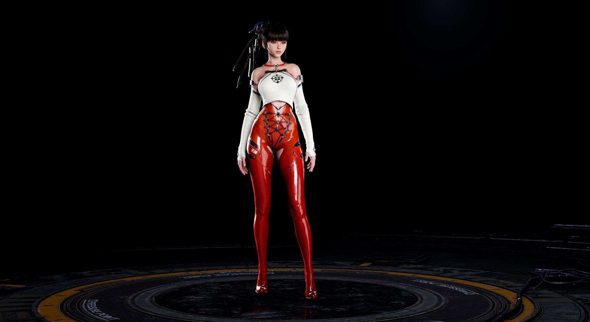 Screenshot of Eve in Stellar Blade wearing Neurolink Suit
