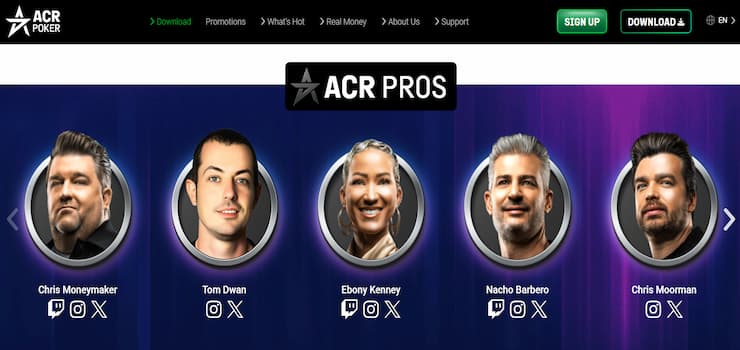 ACR Online Poker California