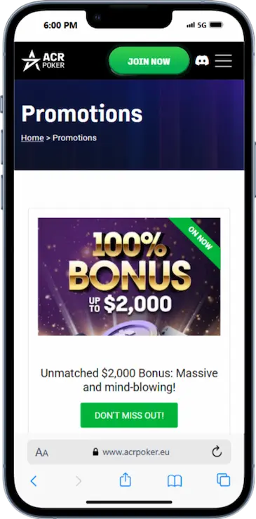 Tether Poker at ACR Poker