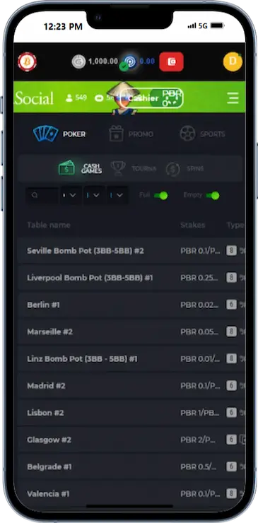 Solana Poker at BetCoin