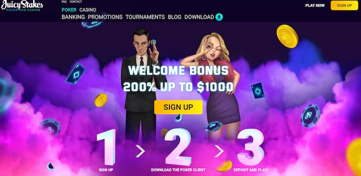 Bitcoin poker sites Juicy Stakes