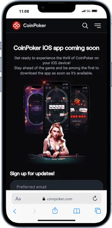 Tether Poker Site CoinPoker Sign Up 4