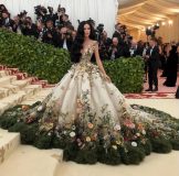 Katy Perry AI photo, Katy Perry was believed to be at the Met Gala 2024 after this photo was published. It shows the singer stood with a Garden of Time themed dress on the carpet.