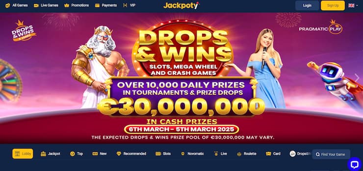 Jackpoty Saudi Arabia Online Casino
