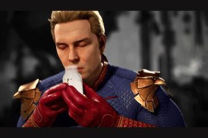New Mortal Kombat 1 trailer features DLC character Homelander in action. A digital rendering of Homelander, a character from 