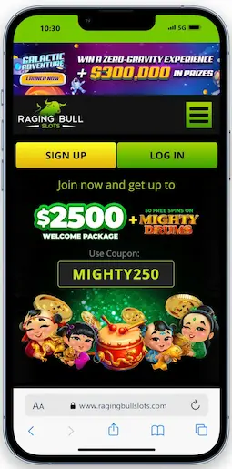 Casino Wagering in Maine At Raging Bull Casino