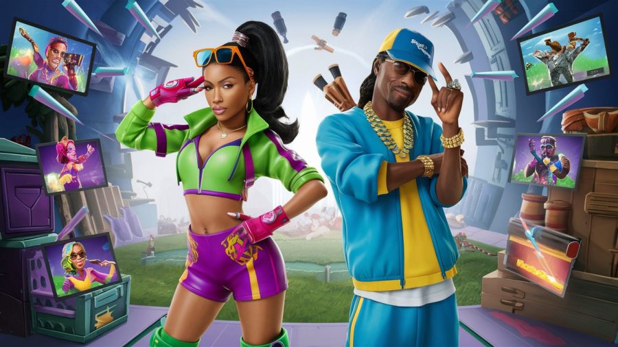 An AI-generated image of what Nicki Minahj and Snoop Dog would look like in Fortnite after featuring in the survey